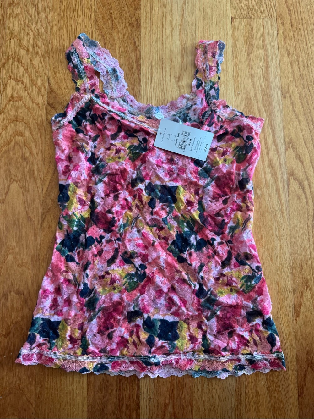 NWT hanky Panky size medium unlined lace cami